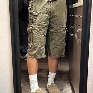 Vintage Wideleg Baggy Cargo Shorts great fit baggy fit